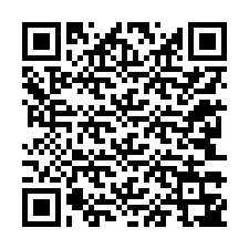 Código QR para número de teléfono +12243347438