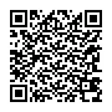 QR код за телефонен номер +12243438050