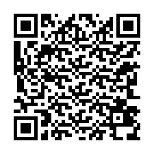 QR код за телефонен номер +12243438714