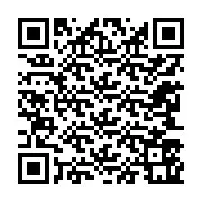 Código QR para número de teléfono +12243561987