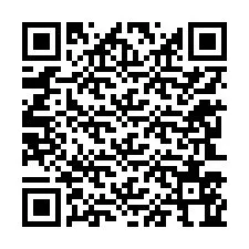 Kode QR untuk nomor Telepon +12243564556