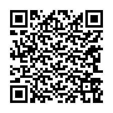 Código QR para número de teléfono +12243569912