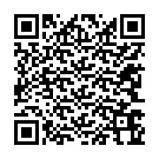 Codice QR per il numero di telefono +12243664123