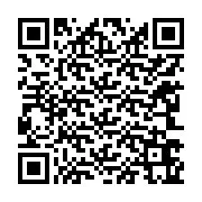 QR-koodi puhelinnumerolle +12243665202