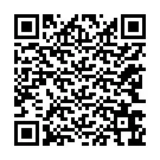 Código QR para número de teléfono +12243666529