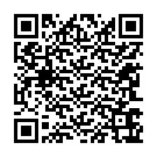 電話番号のQRコード +12243667153