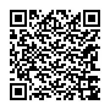 QR-code voor telefoonnummer +12243747855