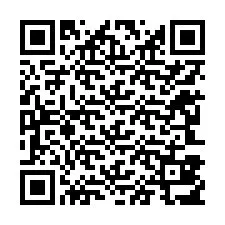 QR код за телефонен номер +12243817042