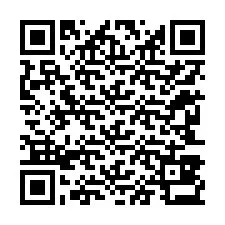 QR Code สำหรับหมายเลขโทรศัพท์ +12243833890