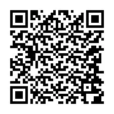 Código QR para número de teléfono +12244204978