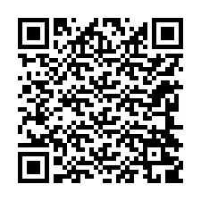 Código QR para número de teléfono +12244209605