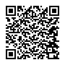 QR-koodi puhelinnumerolle +12244220787