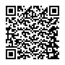 Código QR para número de teléfono +12244243576