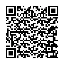 Código QR para número de telefone +12244363809