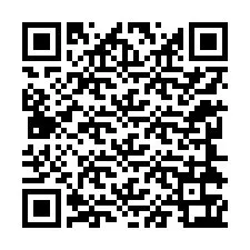 QR-code voor telefoonnummer +12244363814