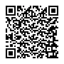 QR-koodi puhelinnumerolle +12244363816