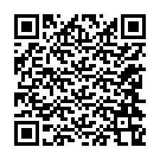 Codice QR per il numero di telefono +12244368579