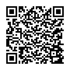 QR-koodi puhelinnumerolle +12254583358