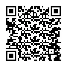 Código QR para número de teléfono +12254586756