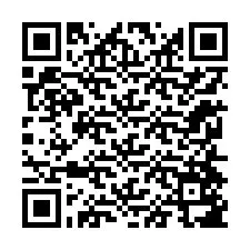 QR-Code für Telefonnummer +12254587665