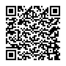 QR-koodi puhelinnumerolle +12254589091