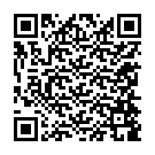 Código QR para número de teléfono +12254589576