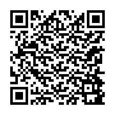 QR код за телефонен номер +12254981655