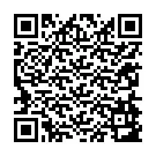 QR код за телефонен номер +12254983502