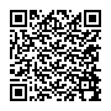 QR kód a telefonszámhoz +12254994656