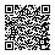 QR-code voor telefoonnummer +12255670872