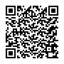 QR код за телефонен номер +12255670875