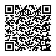 QR код за телефонен номер +12255743806