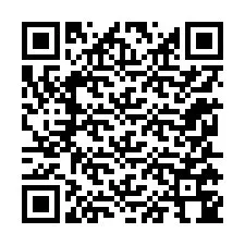 QR-code voor telefoonnummer +12255744175