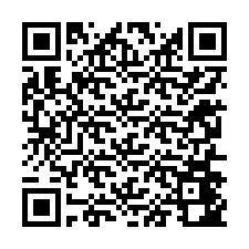 QR-koodi puhelinnumerolle +12256442352