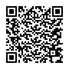 QR-code voor telefoonnummer +12257434563