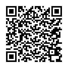 QR-code voor telefoonnummer +12257438253