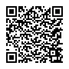 Código QR para número de teléfono +12257463665