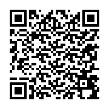 Código QR para número de teléfono +12257494552