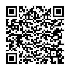 QR-koodi puhelinnumerolle +12257549613