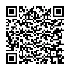 QR-code voor telefoonnummer +12257749582