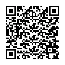 QR-koodi puhelinnumerolle +12258024586