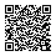 QR-code voor telefoonnummer +12313040363