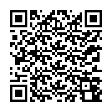 Código QR para número de teléfono +12313040400