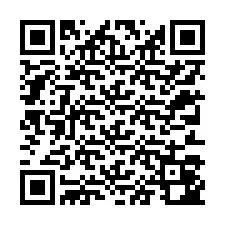 QR-код для номера телефона +12313042008