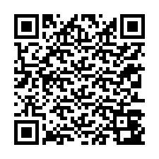 QR-code voor telefoonnummer +12313043862