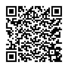 Código QR para número de teléfono +12313047519