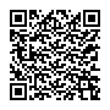 Código QR para número de teléfono +12313268614