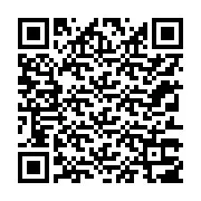 Código QR para número de teléfono +12313307845