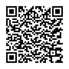 Código QR para número de telefone +12313334844