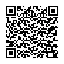 Código QR para número de telefone +12313340419